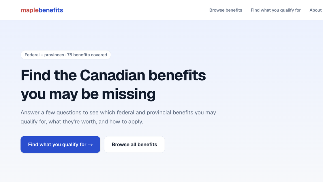 MapleBenefits